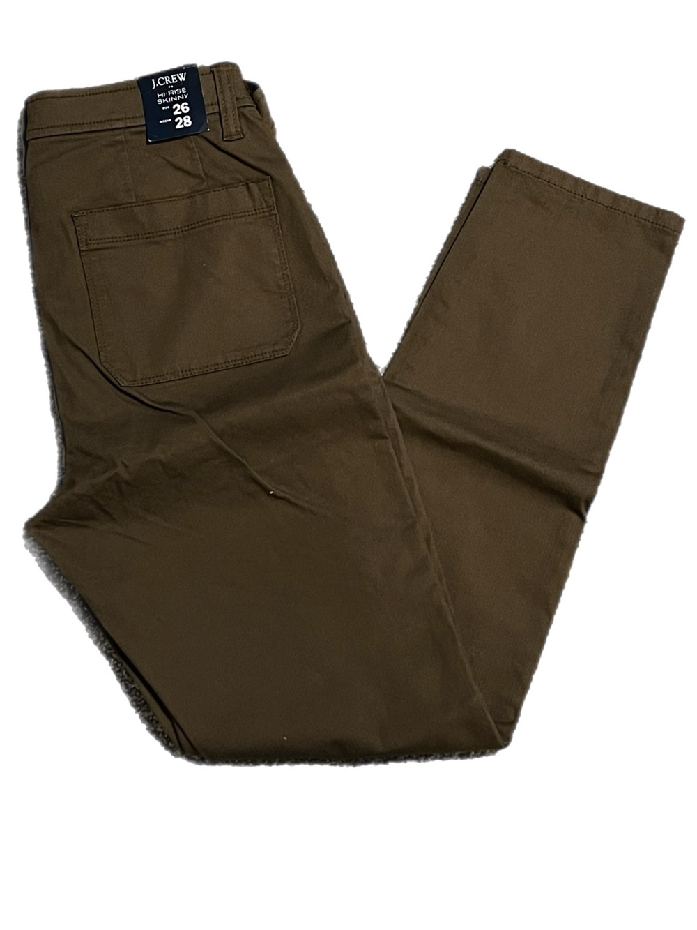 NWT J. Crew Frosty Olive High-Rise Skinny Pants